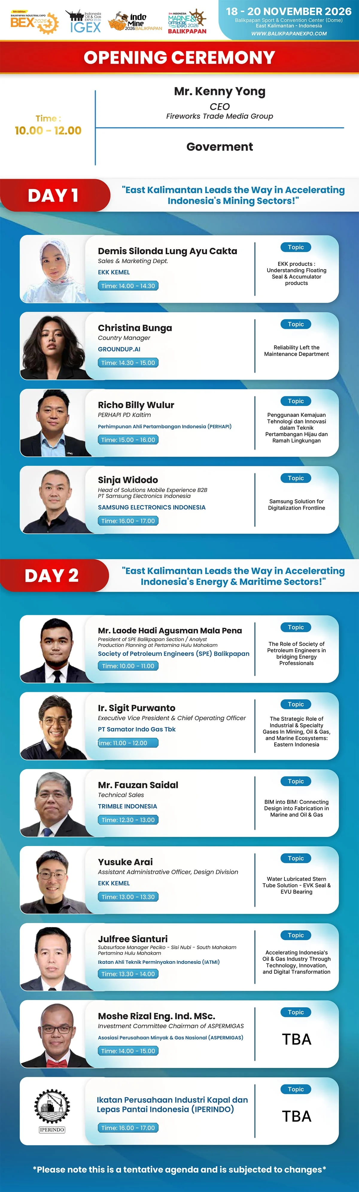 Conference & Technology Presentations