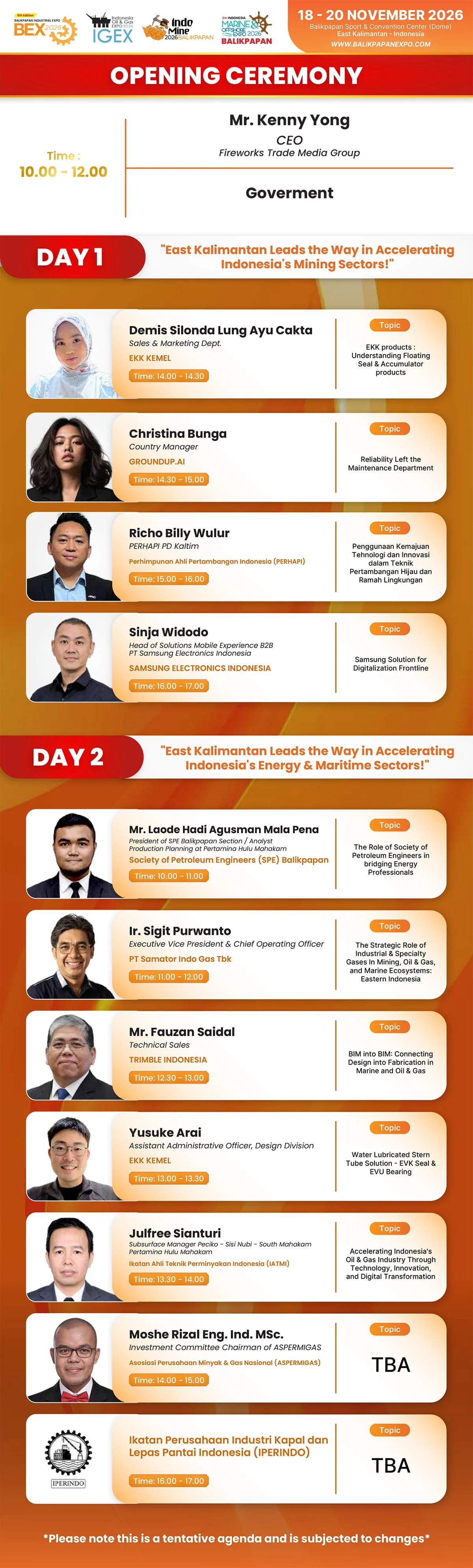 Conference & Technology Presentations