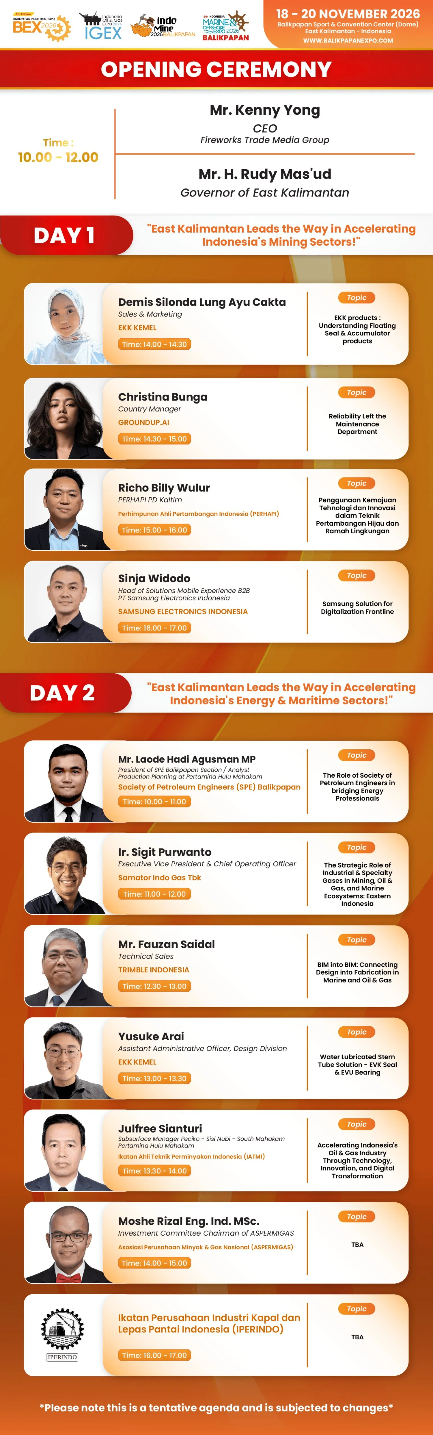 Conference & Technology Presentations
