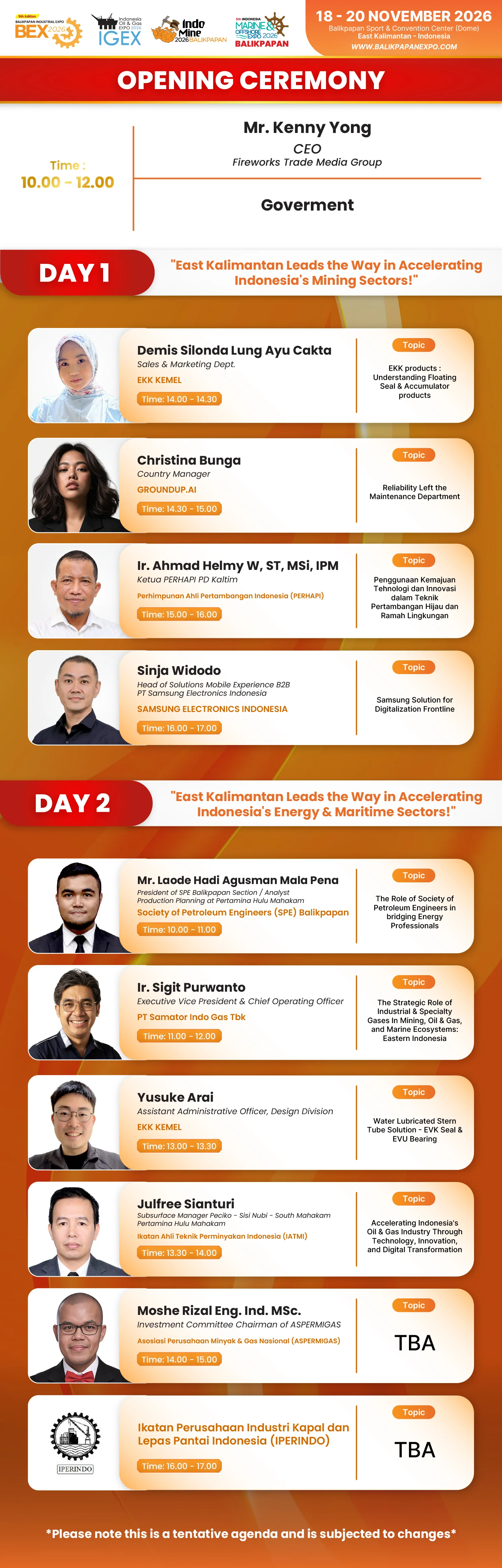Conference & Technology Presentations