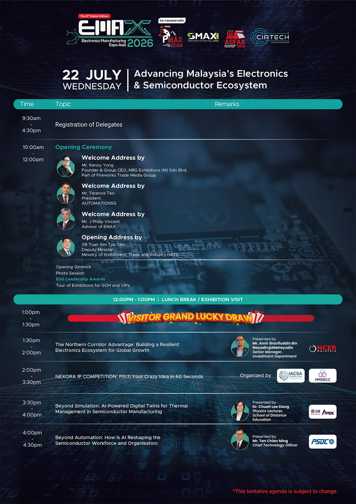 Conference Agenda