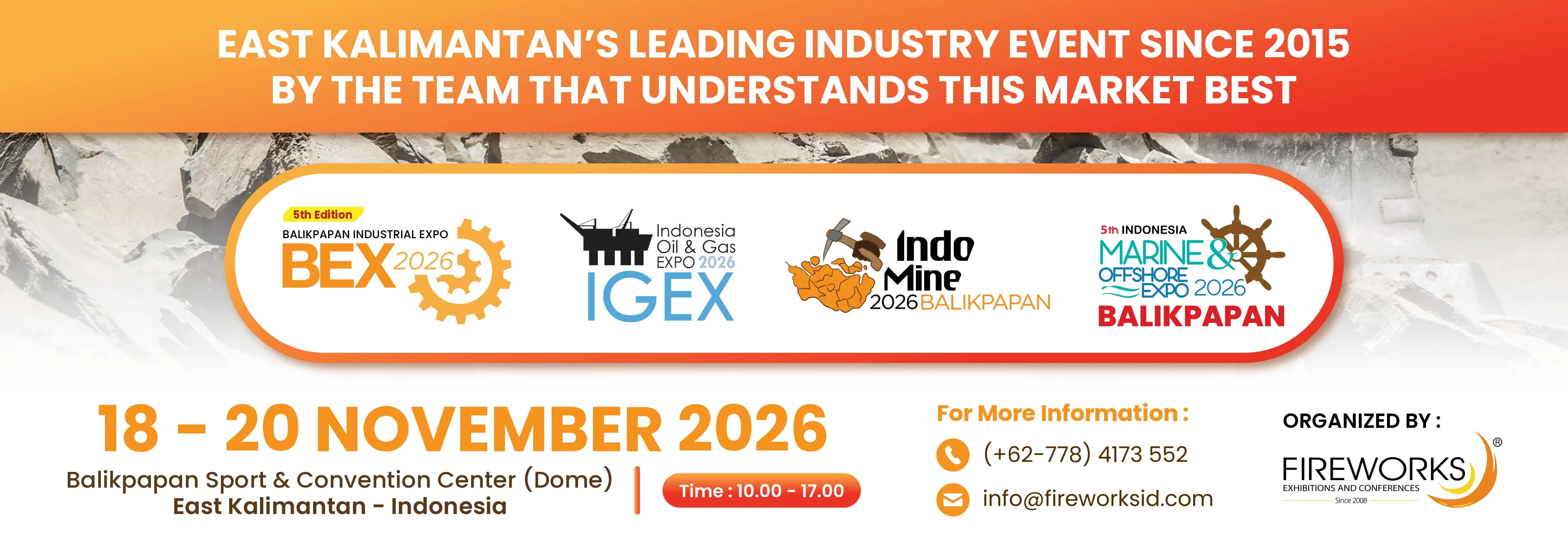 BEX 2026 Banner