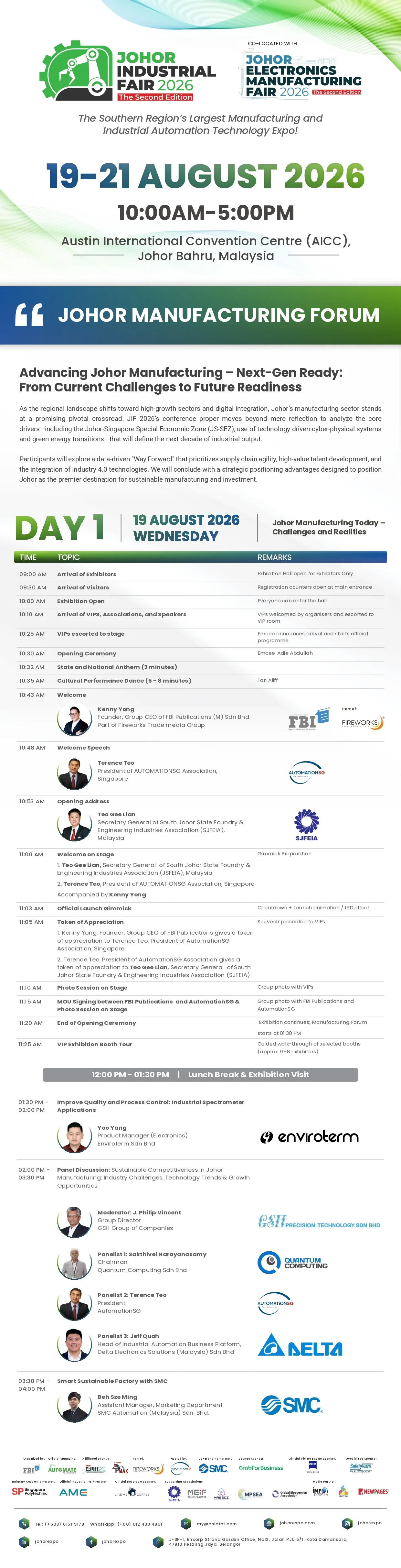 Conference Agenda