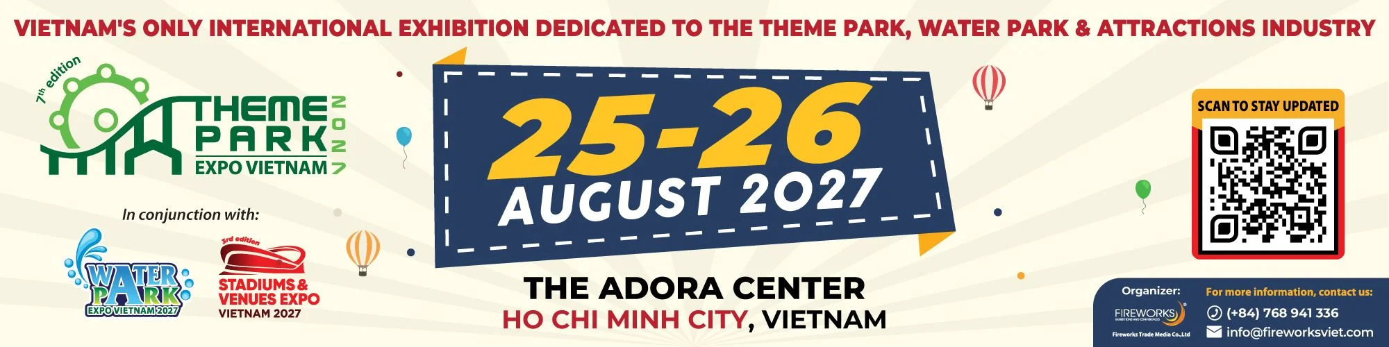 Theme Park Expo Vietnam Banner