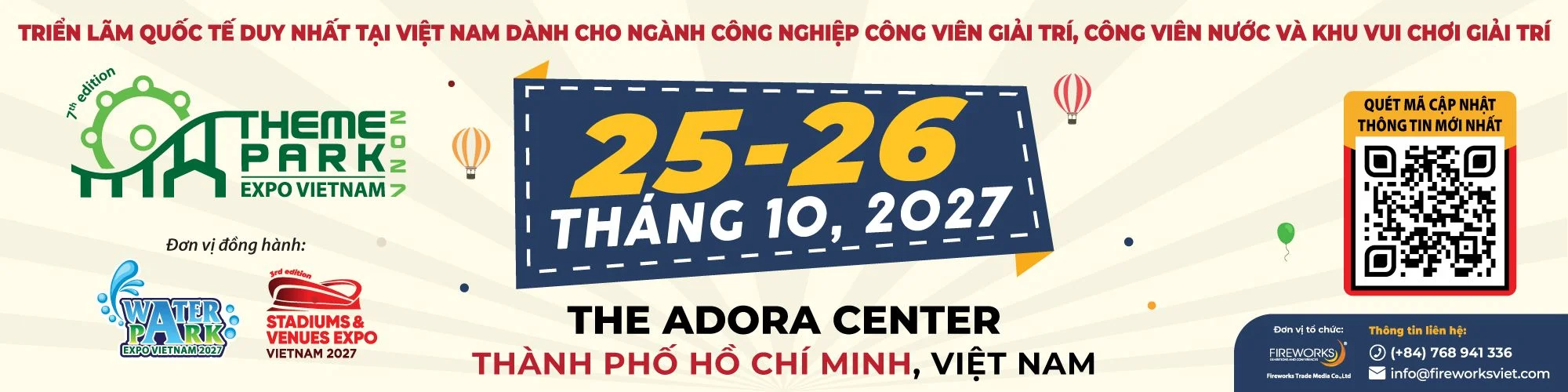 Theme Park Expo Vietnam Banner