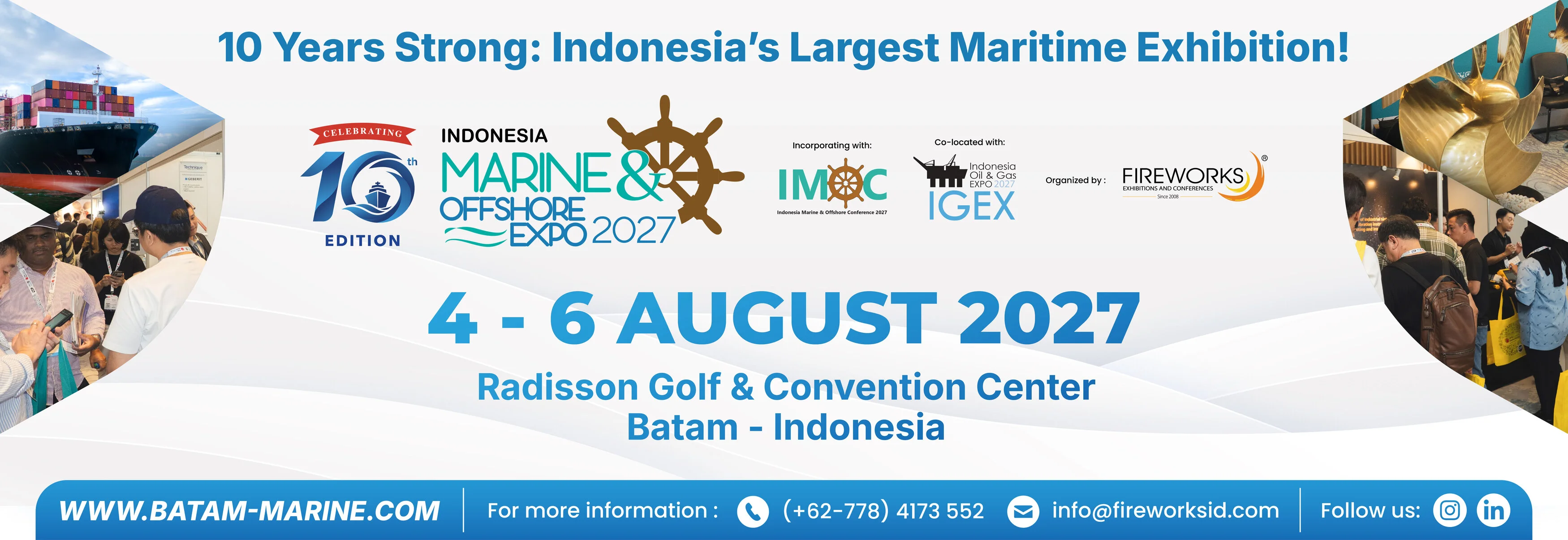 Indonesia Marine and Offshore Expo Banner